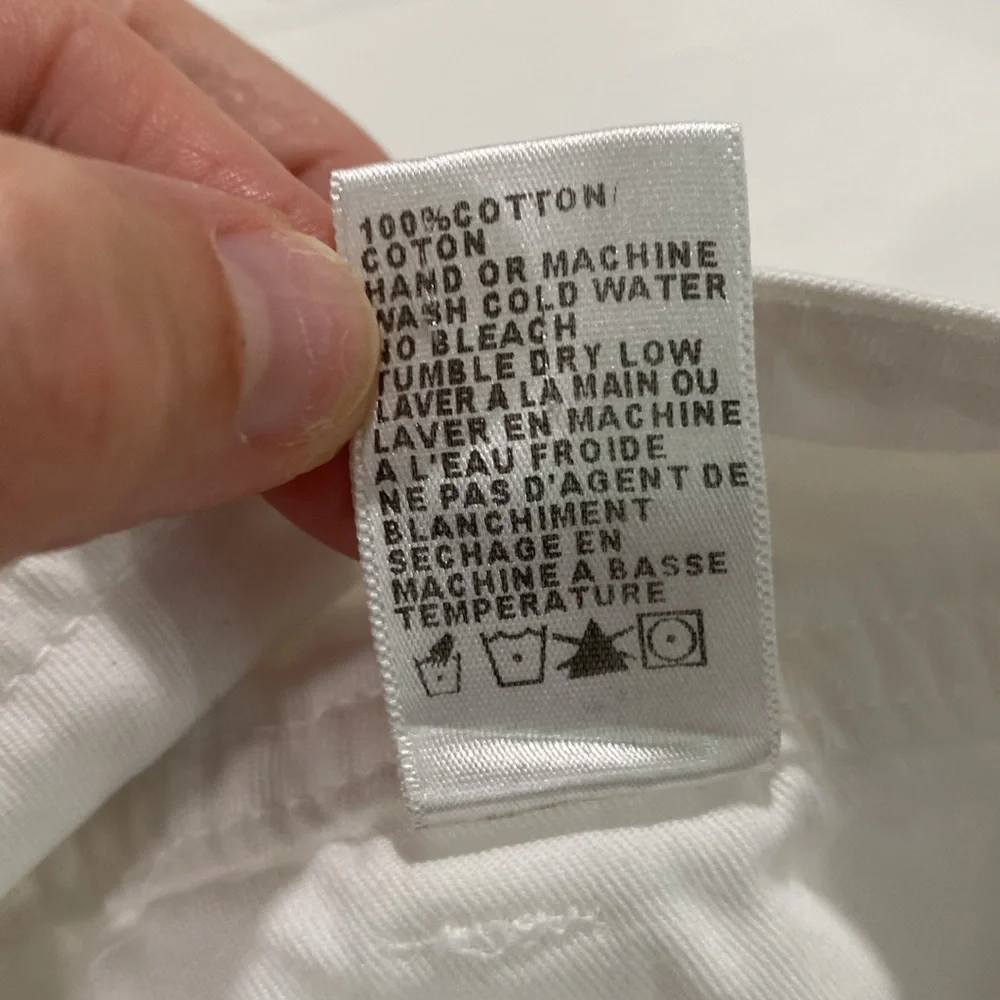 James Perse white cargo jean size 28 - Picture 8 of 15